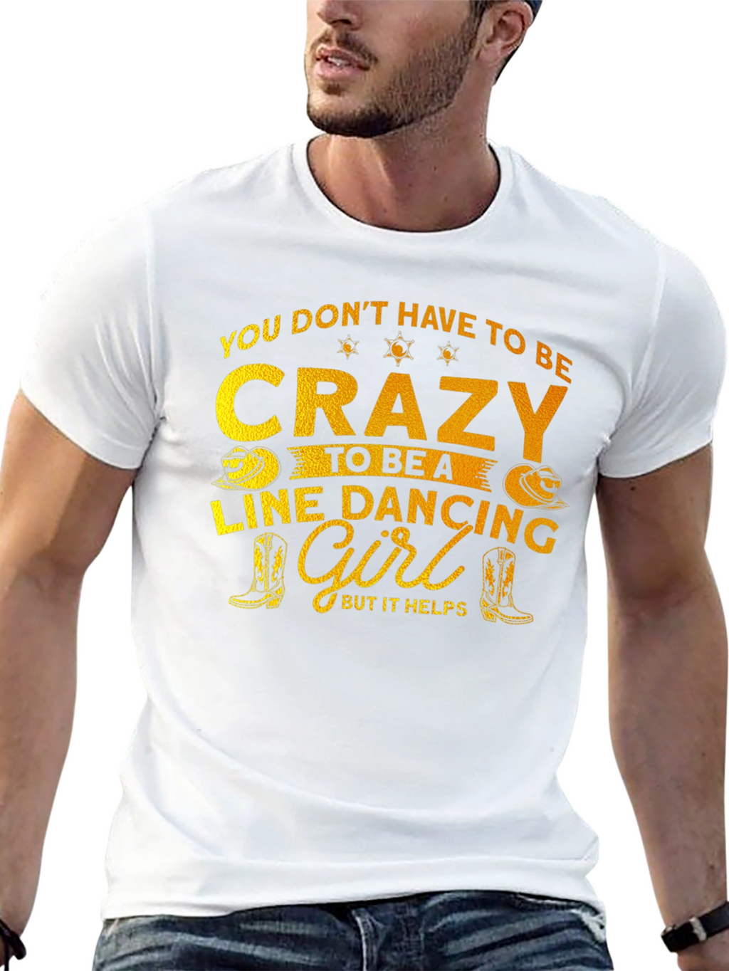Crazy Line Dancing Girl T-Shirt