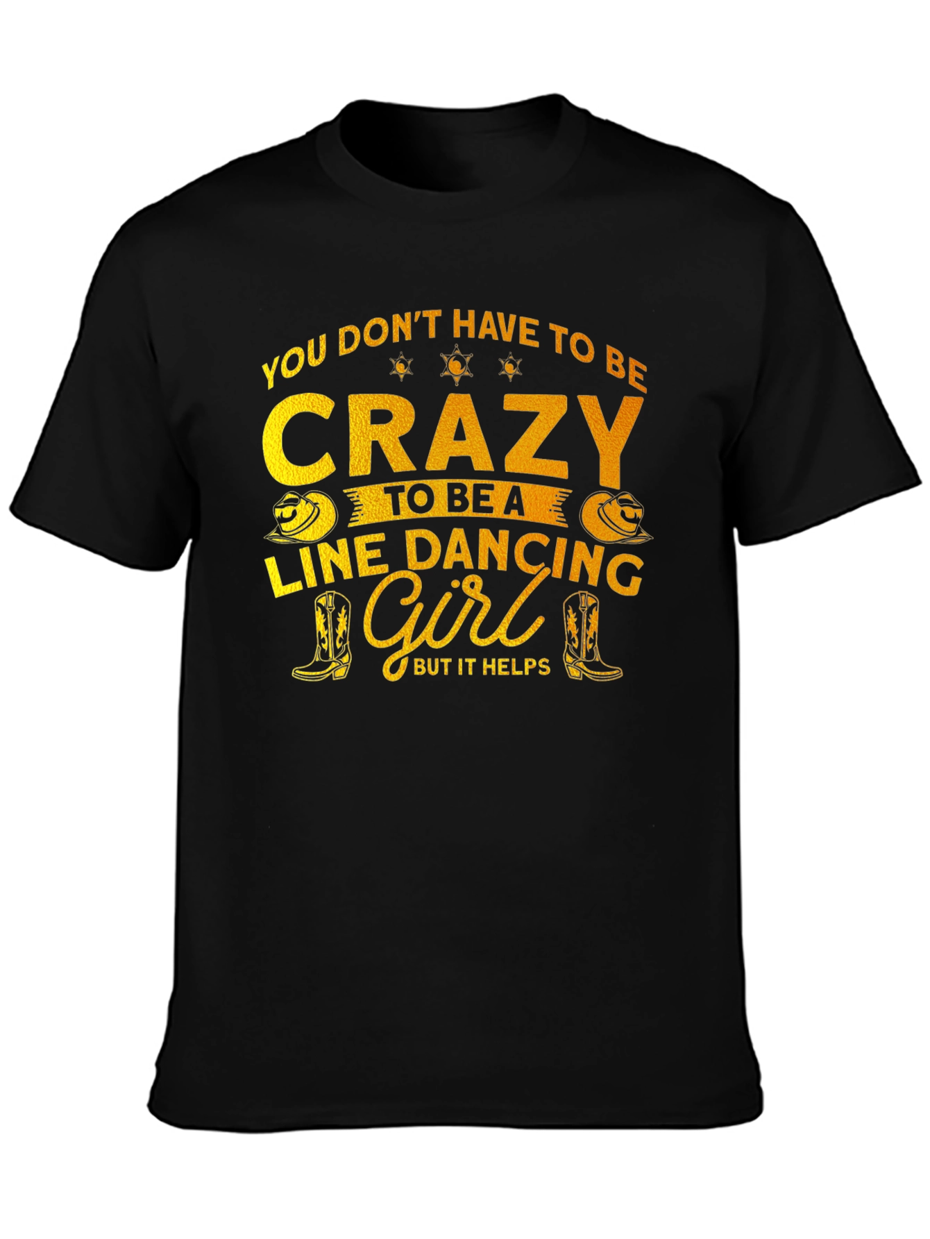 Crazy Line Dancing Girl T-Shirt