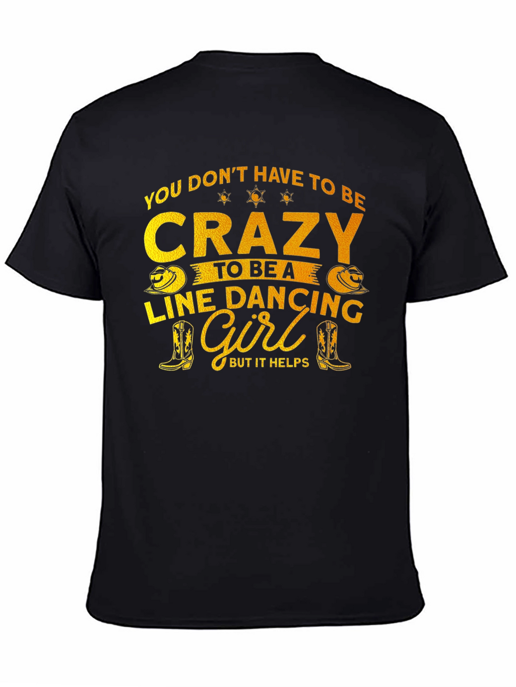Crazy Line Dancing Girl T-Shirt