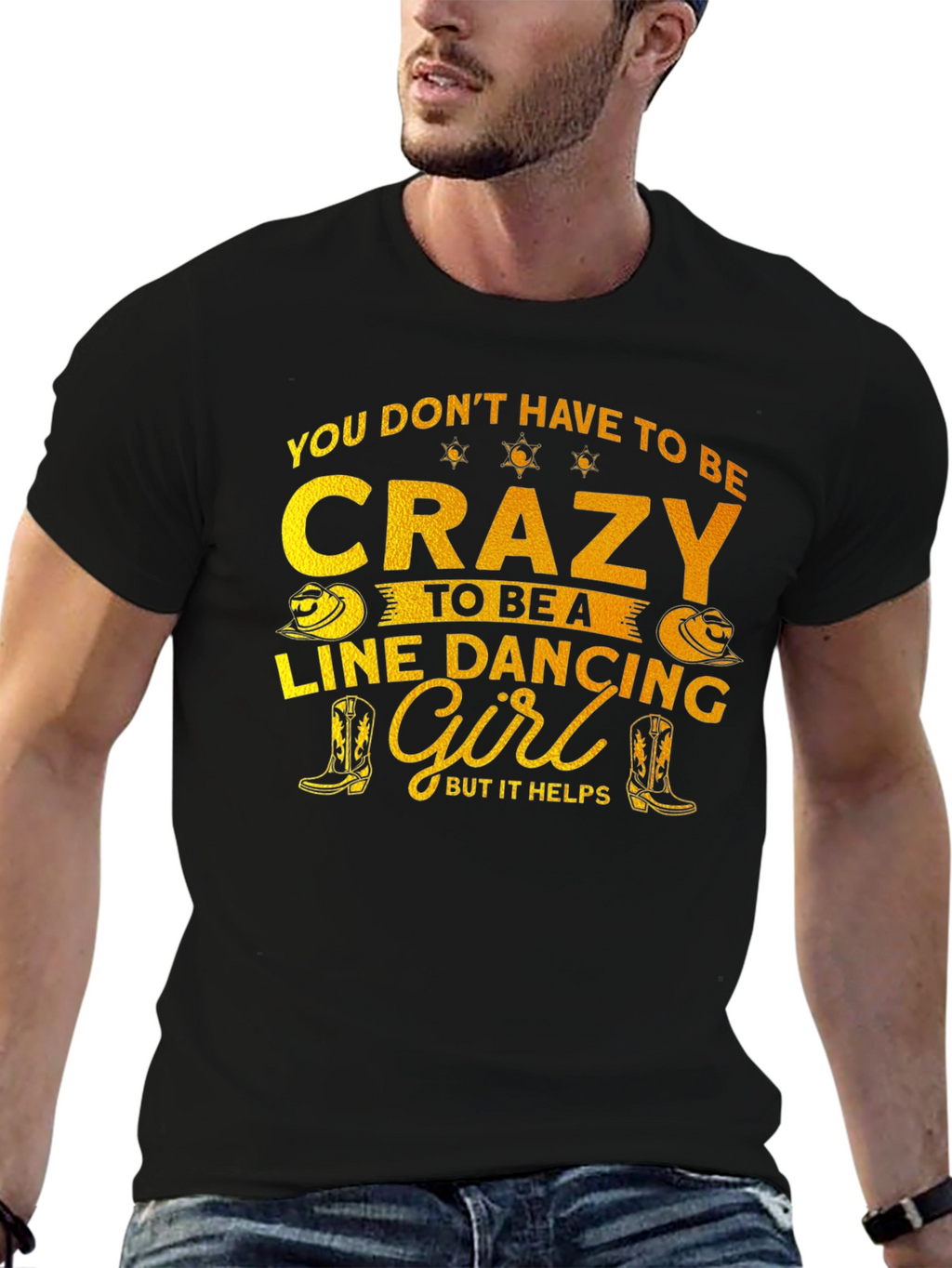 Crazy Line Dancing Girl T-Shirt