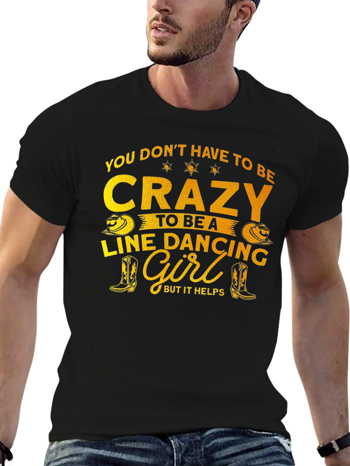 Crazy Line Dancing Girl T-Shirt
