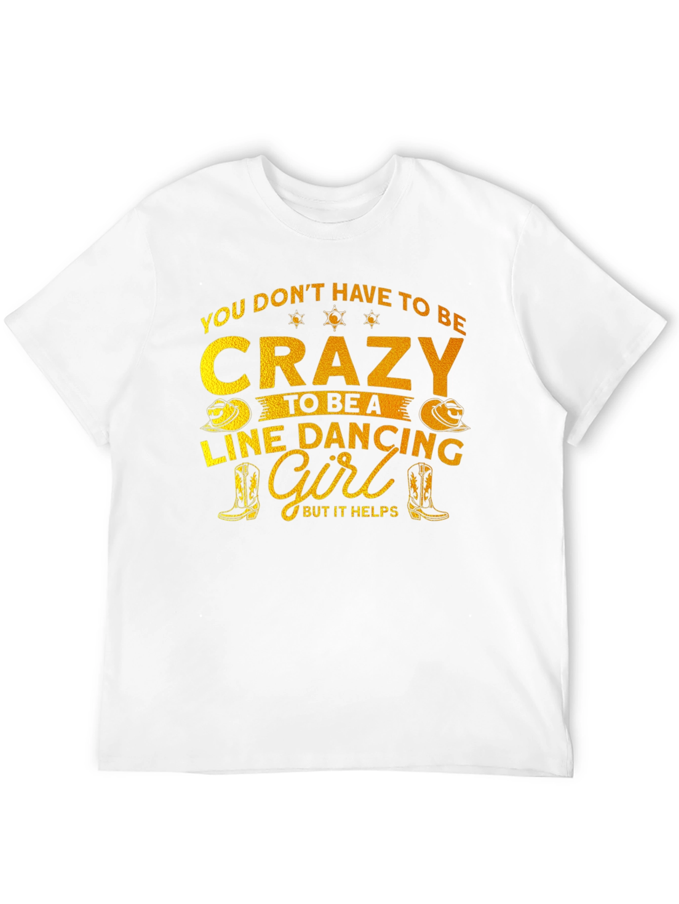 Crazy Line Dancing Girl T-Shirt