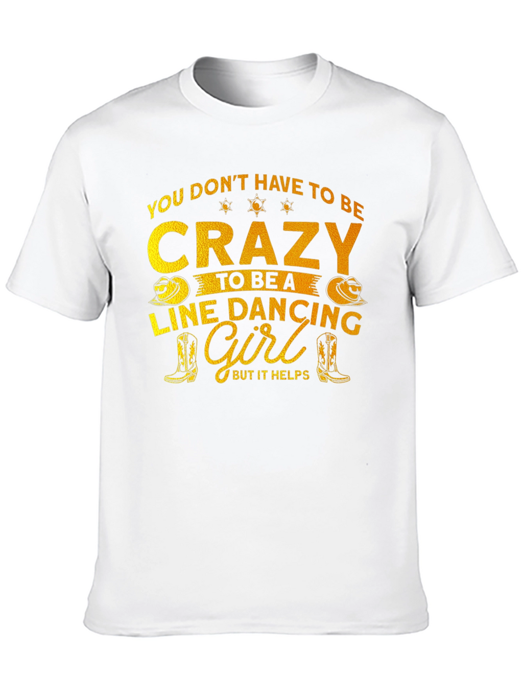 Crazy Line Dancing Girl T-Shirt