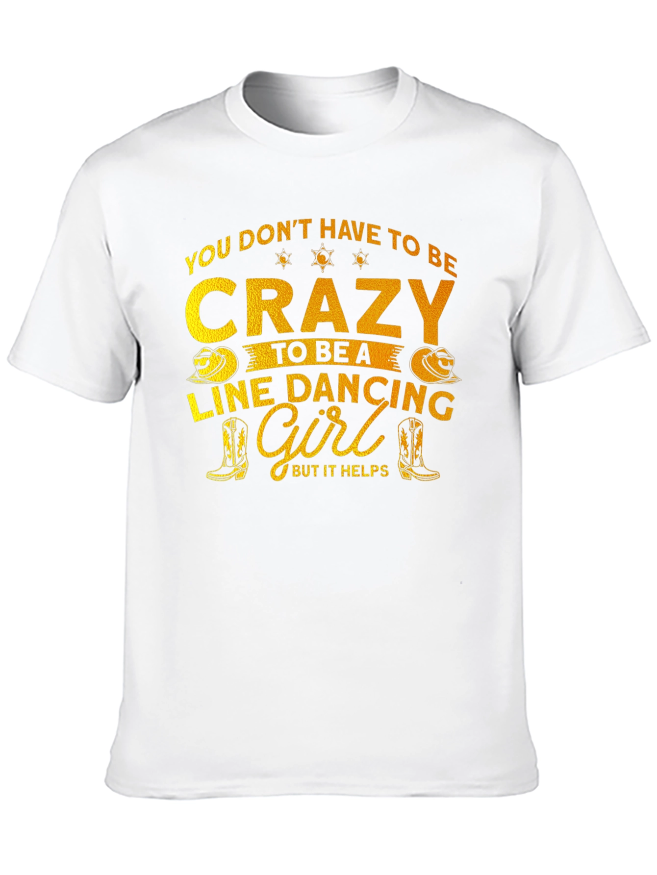Crazy Line Dancing Girl T-Shirt