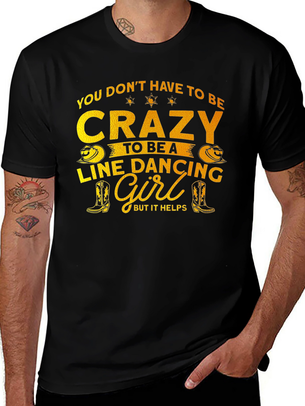 Crazy Line Dancing Girl T-Shirt