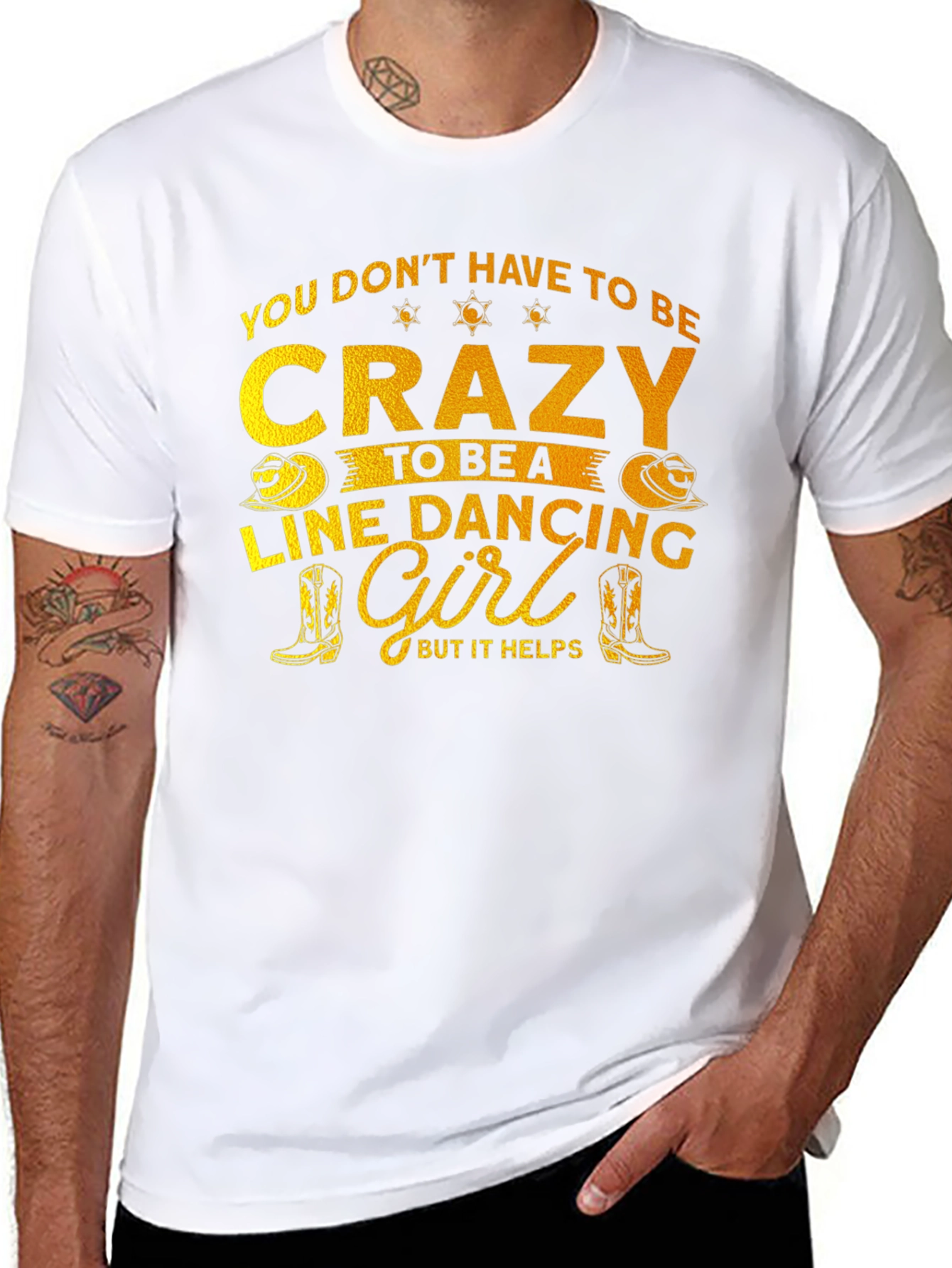 Crazy Line Dancing Girl T-Shirt