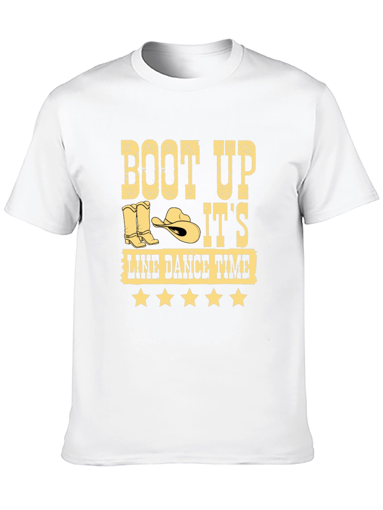 Boot Up Line Dance Time Black T-Shirt