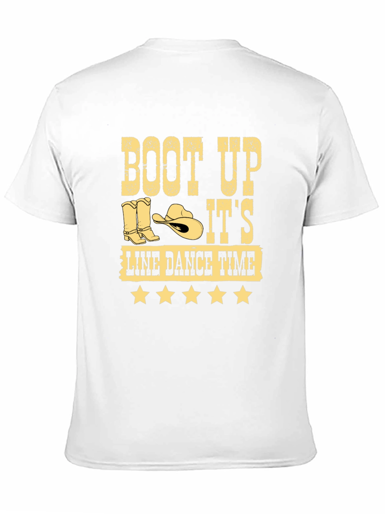 Boot Up Line Dance Time Black T-Shirt