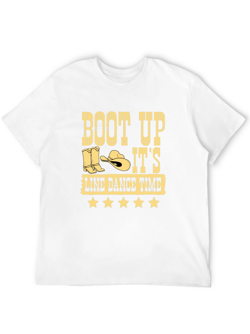 Boot Up Line Dance Time Black T-Shirt