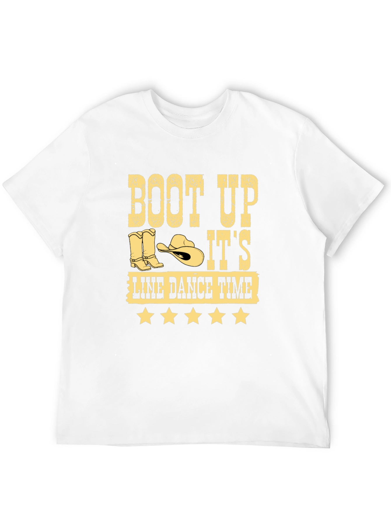 Boot Up Line Dance Time Black T-Shirt