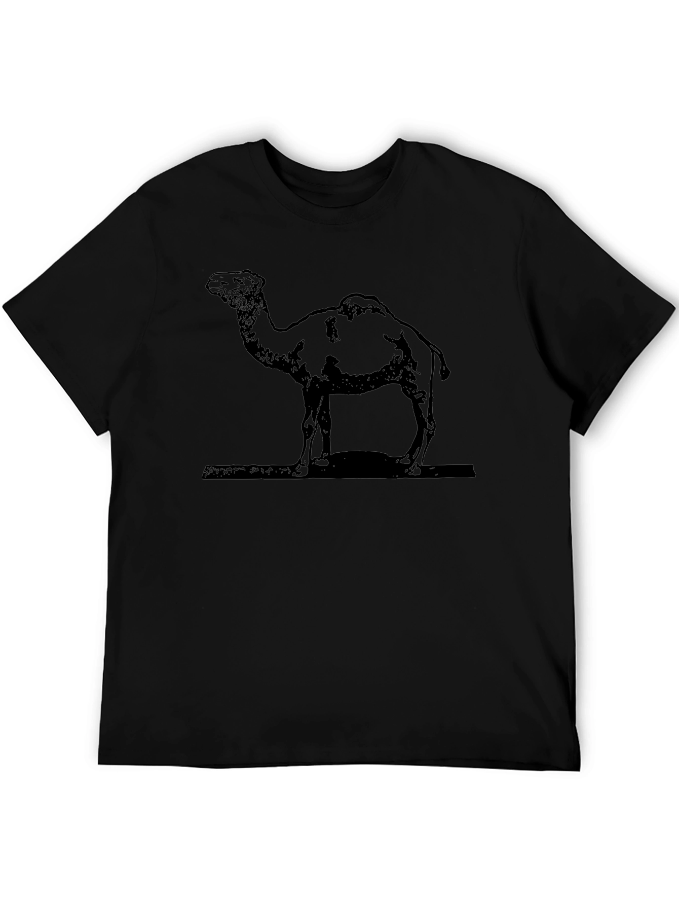 Camel Graphic Tee - Classic Black