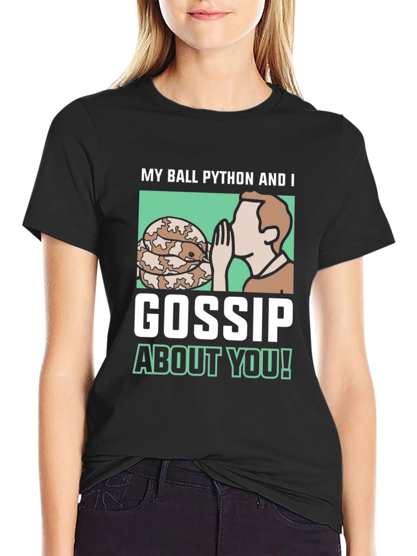 Ball Python Gossip Tee