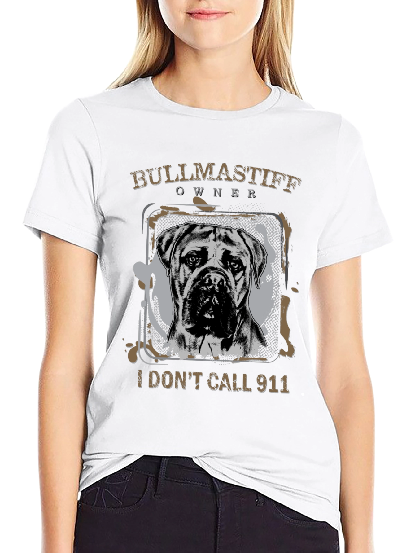 Bullmastiff Owner T-Shirt - I Dont Call 911
