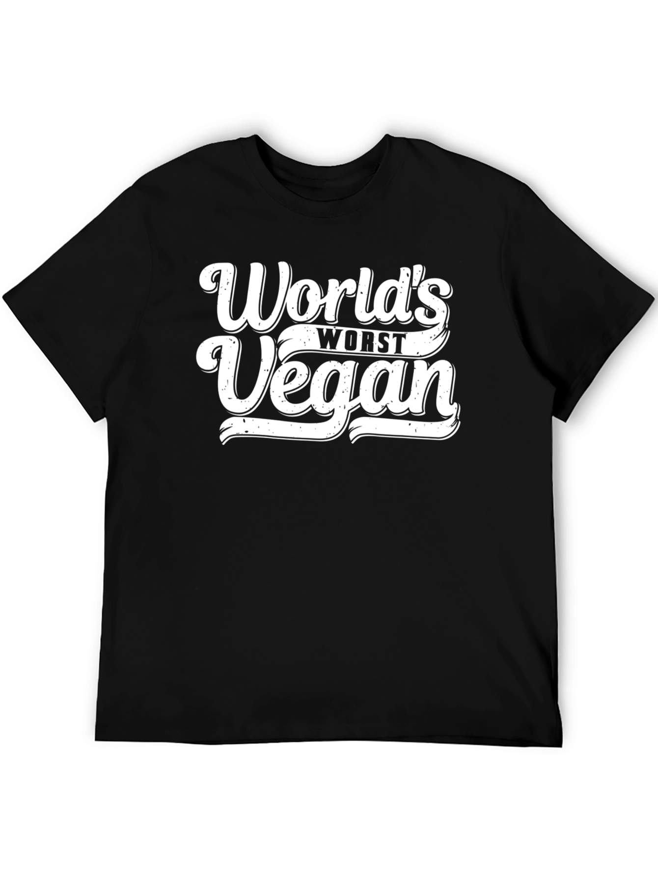 Worlds Worst Vegan Graphic Tee - Funny T-Shirt