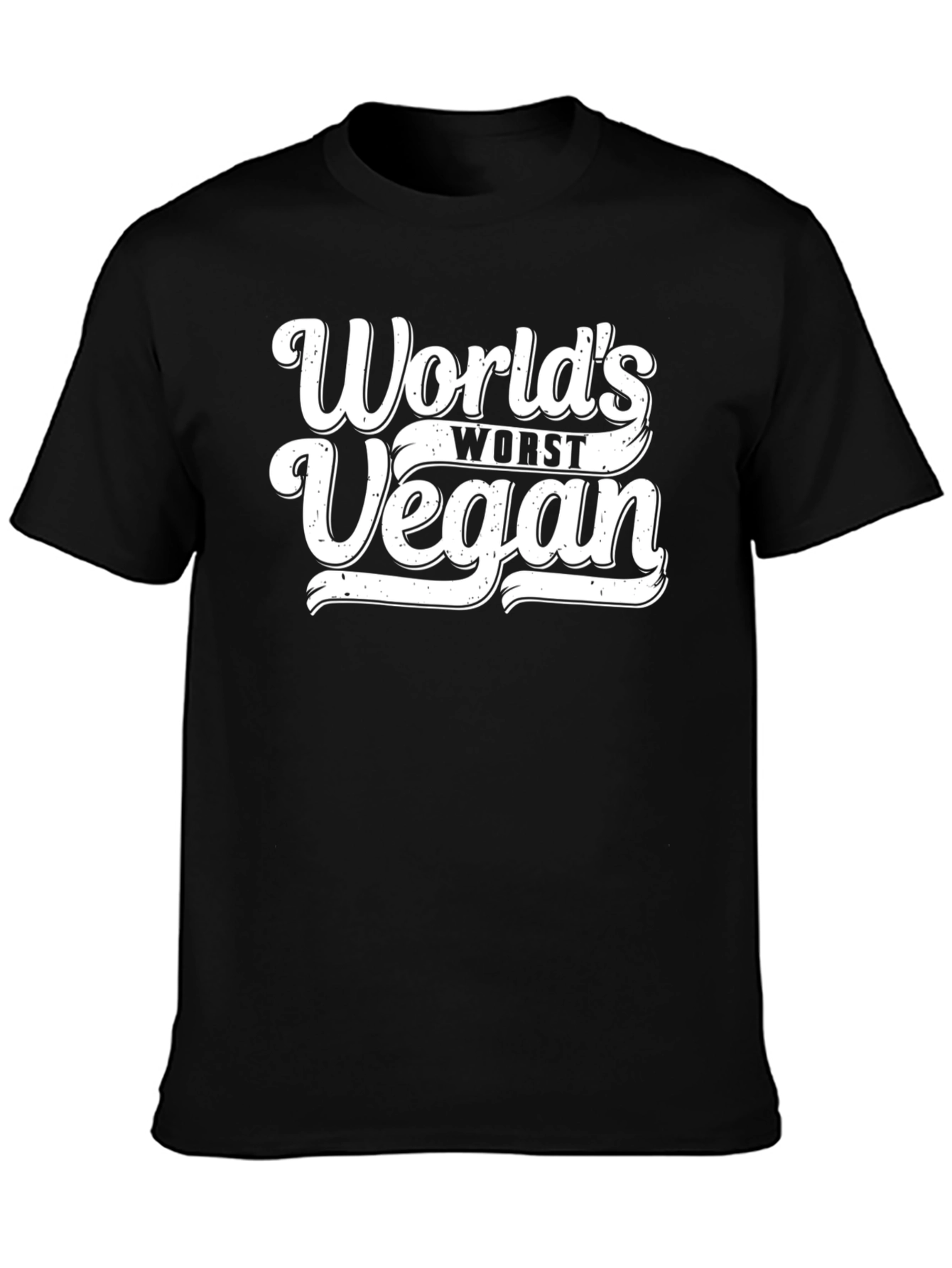 Worlds Worst Vegan Graphic Tee - Funny T-Shirt