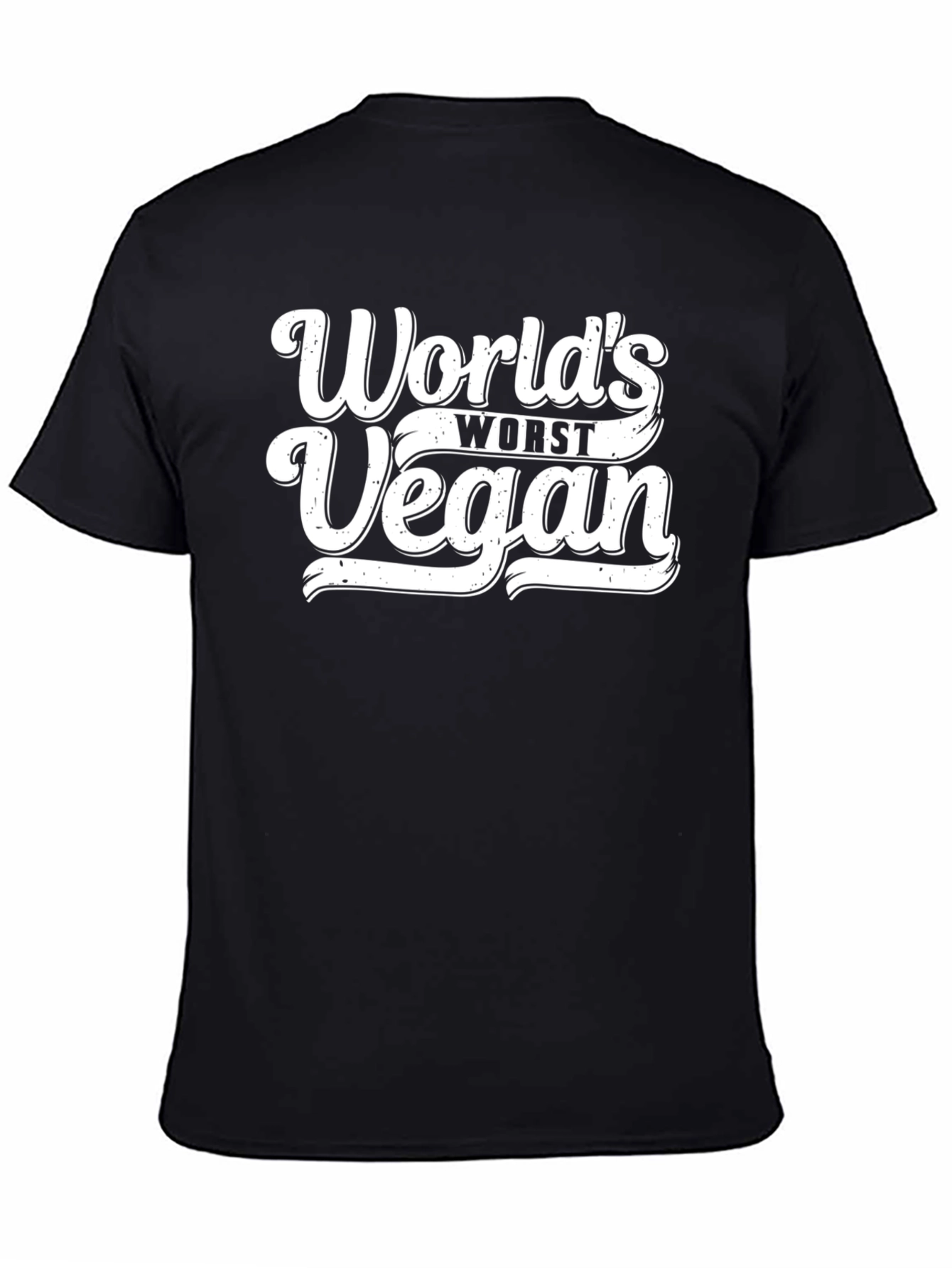 Worlds Worst Vegan Graphic Tee - Funny T-Shirt