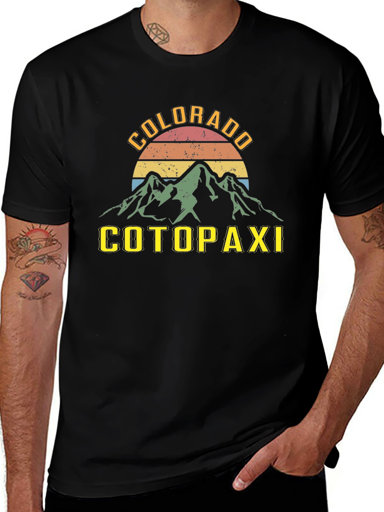 Colorado Cotopaxi Retro Graphic T-Shirt