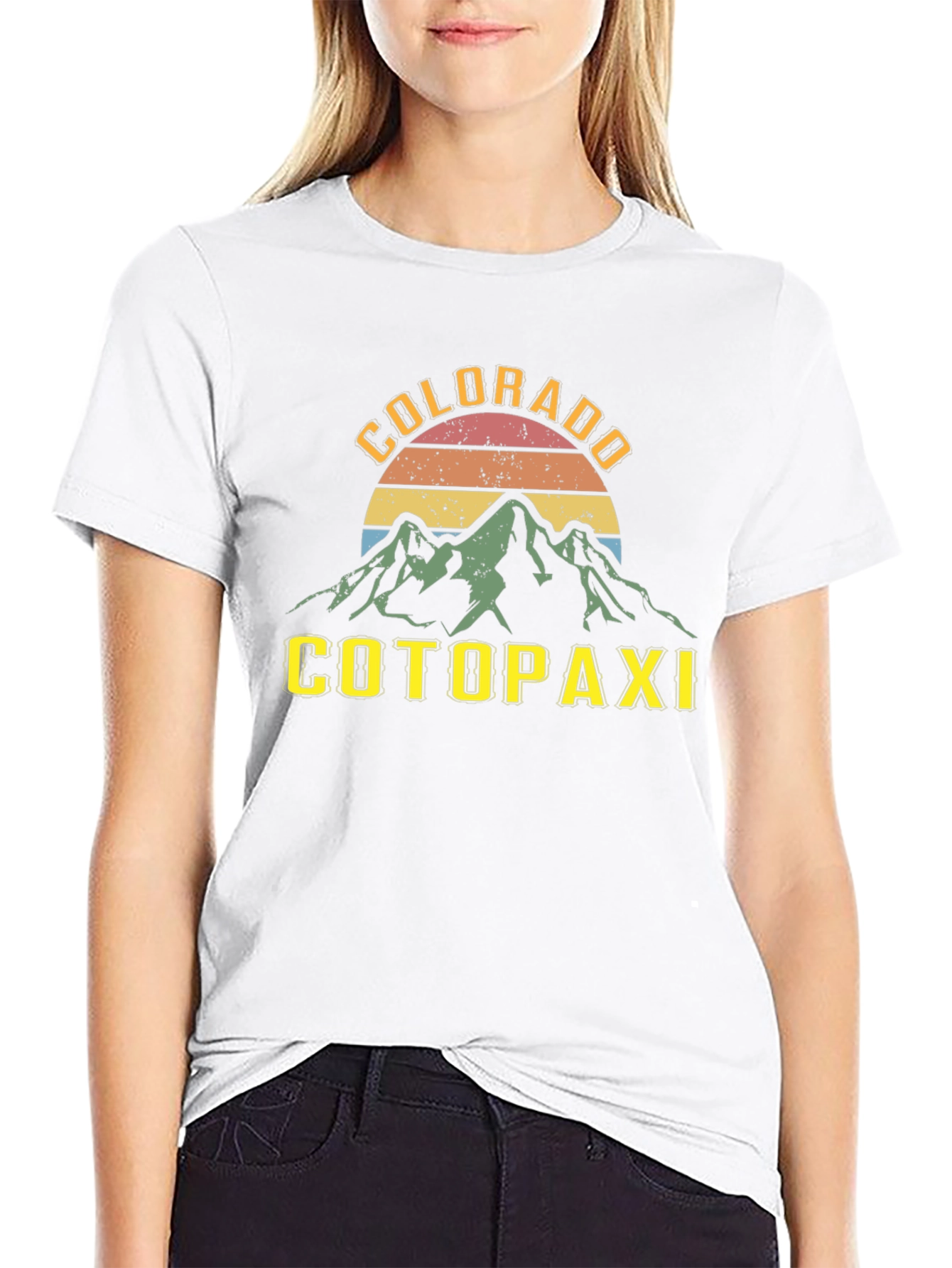 Colorado Cotopaxi Retro Graphic T-Shirt