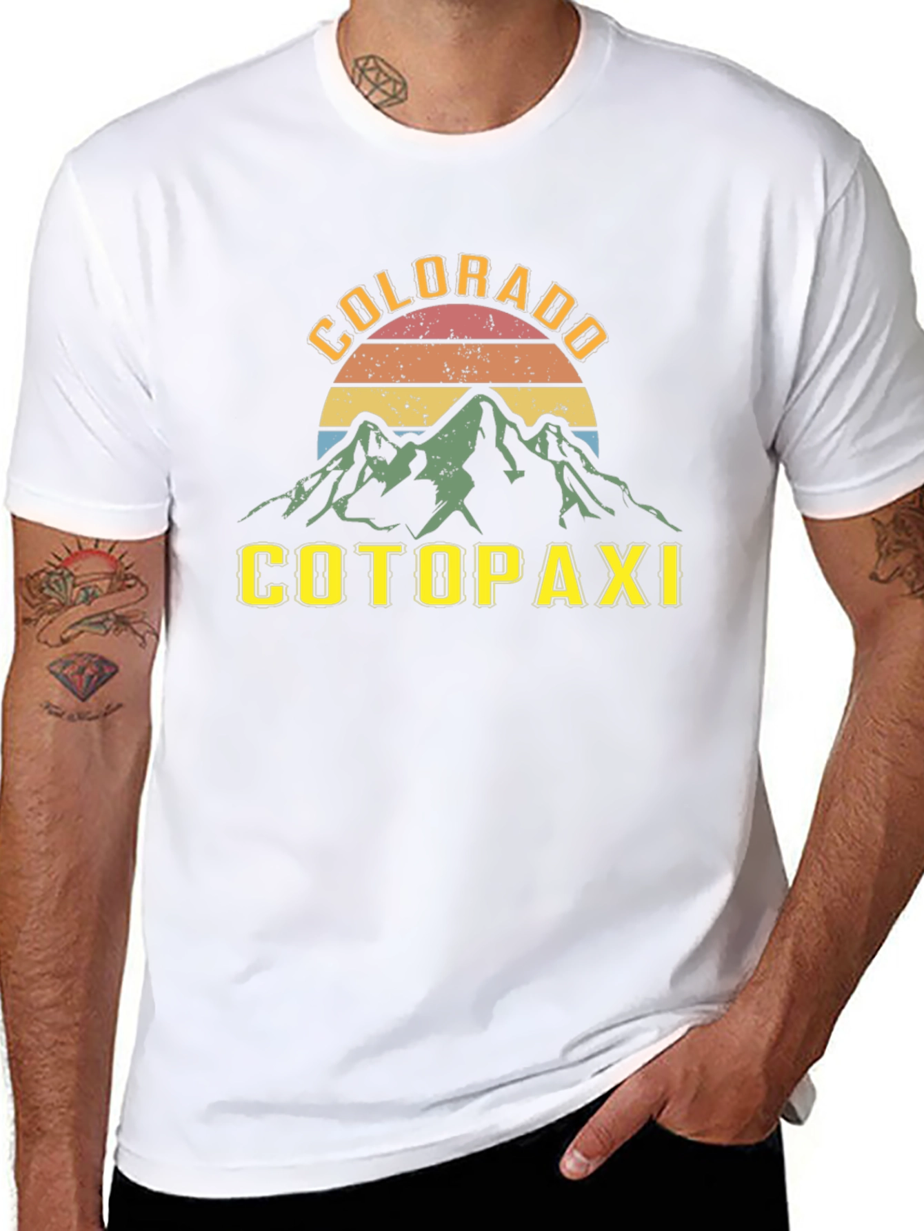 Colorado Cotopaxi Retro Graphic T-Shirt