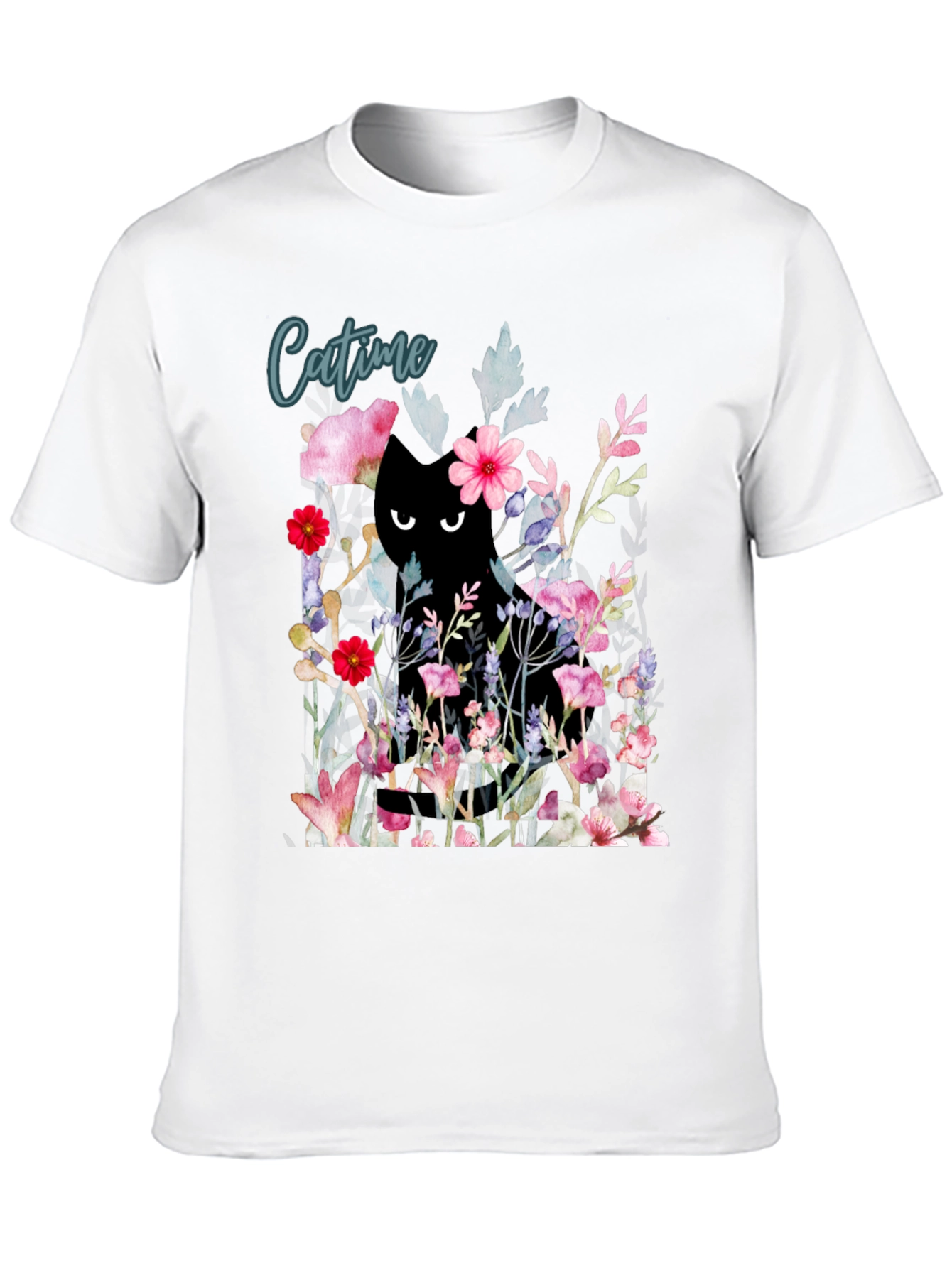 Catime Floral Graphic Tee
