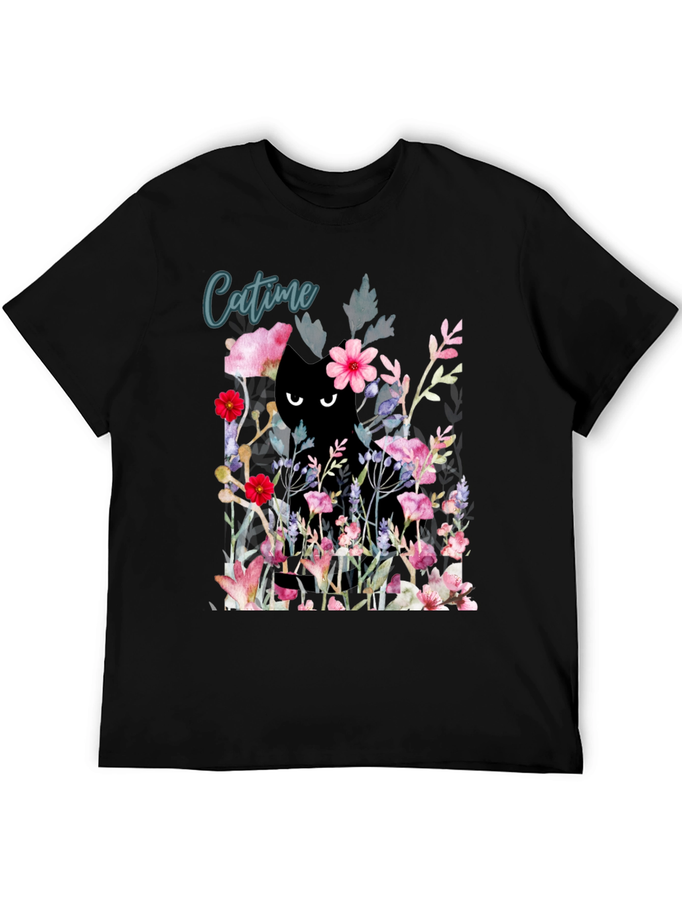 Catime Floral Graphic Tee