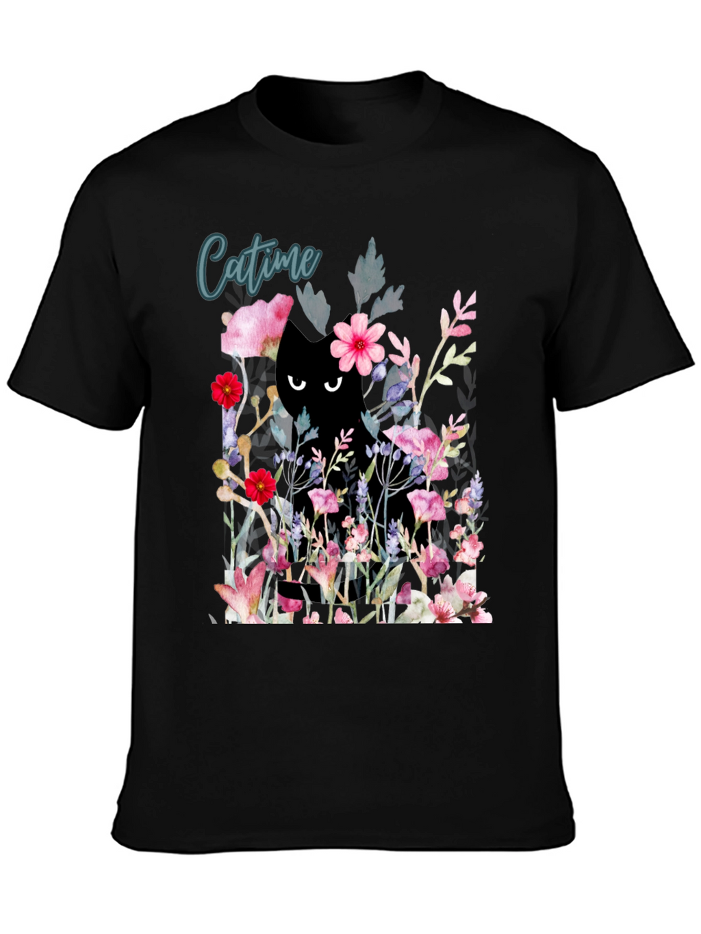 Catime Floral Graphic Tee