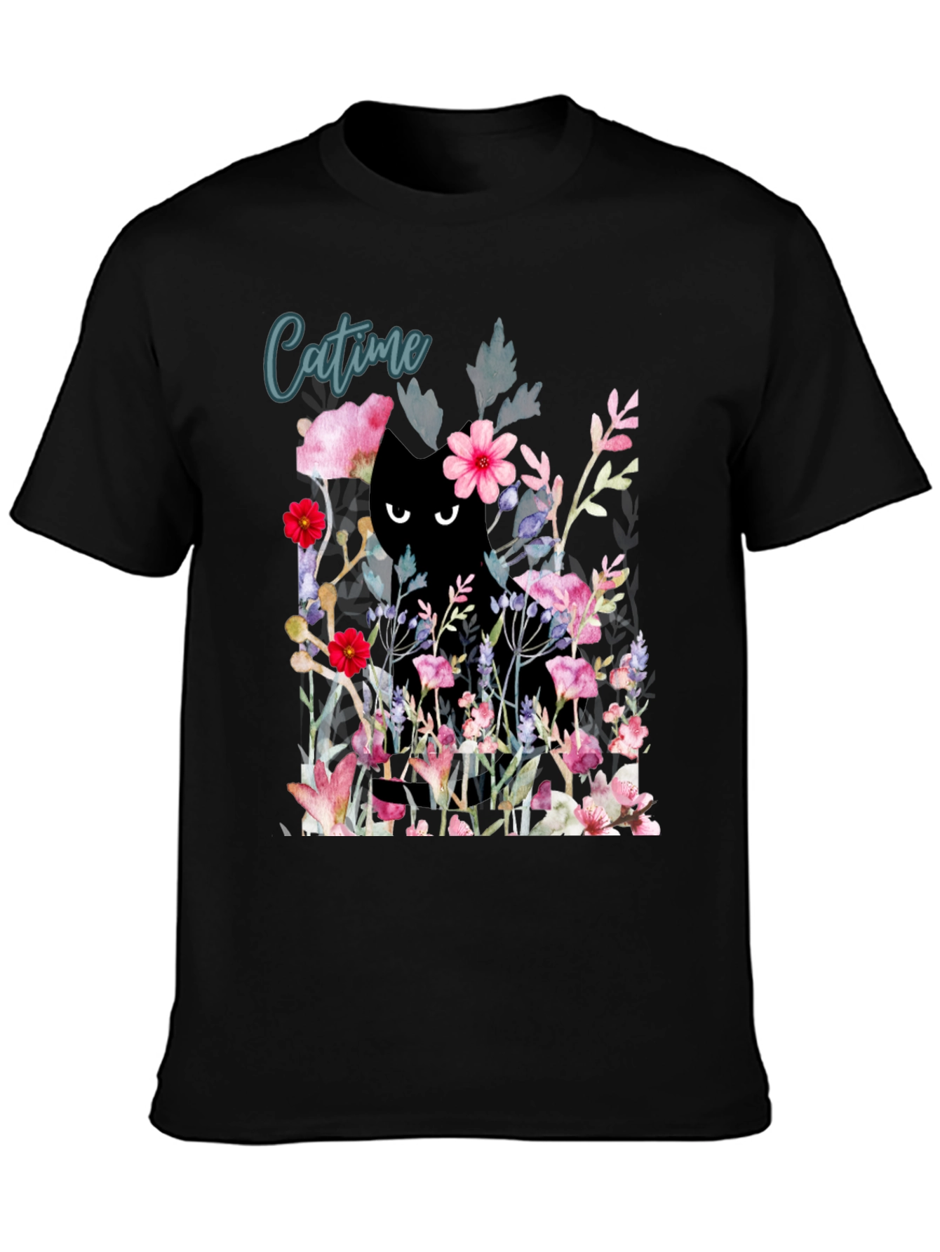 Catime Floral Graphic Tee