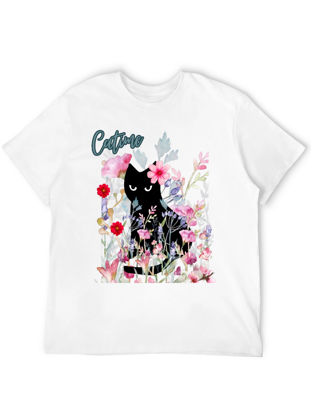 Catime Floral Graphic Tee