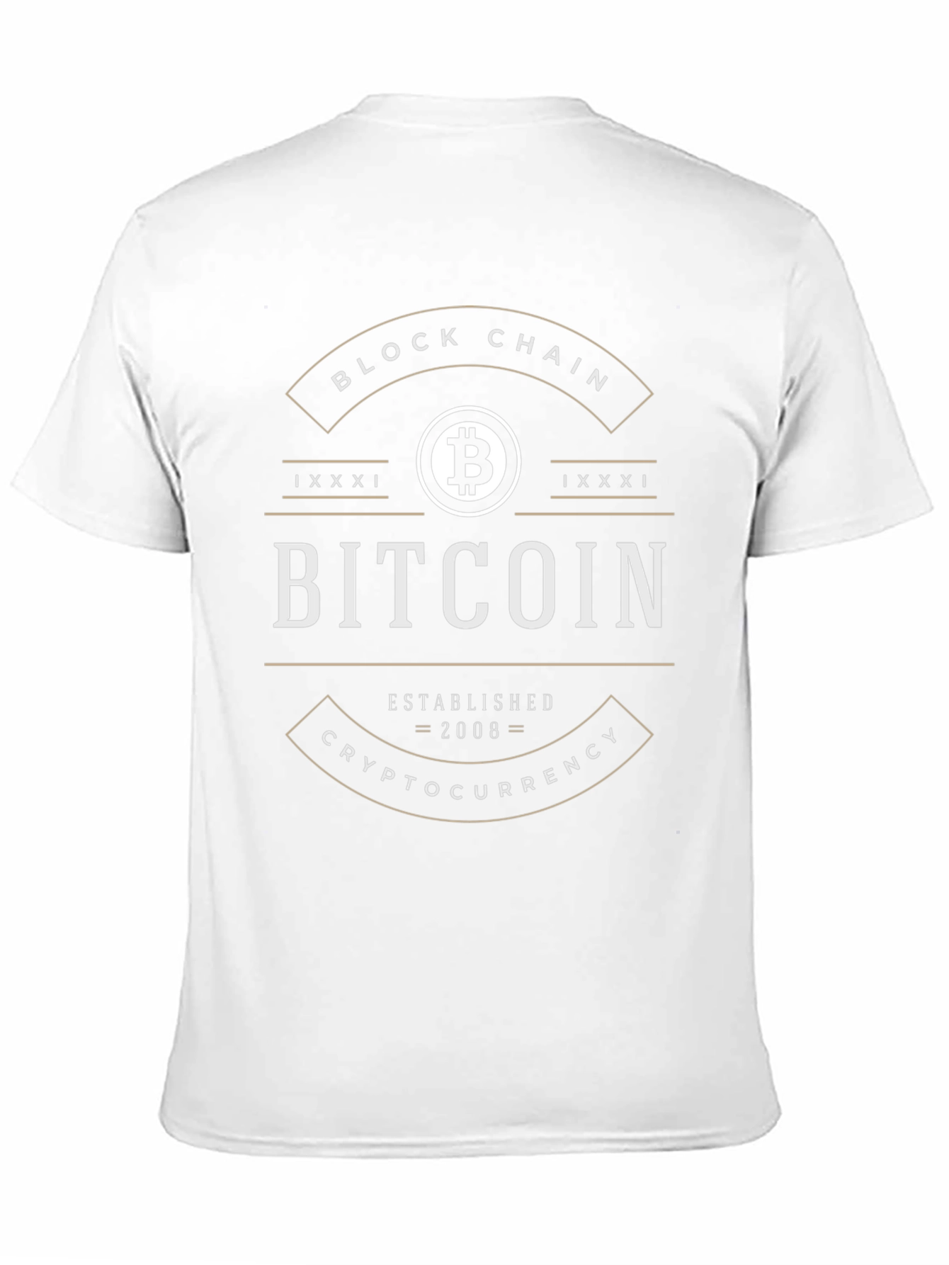 Bitcoin Block Chain T-Shirt - Crypto Currency Tee