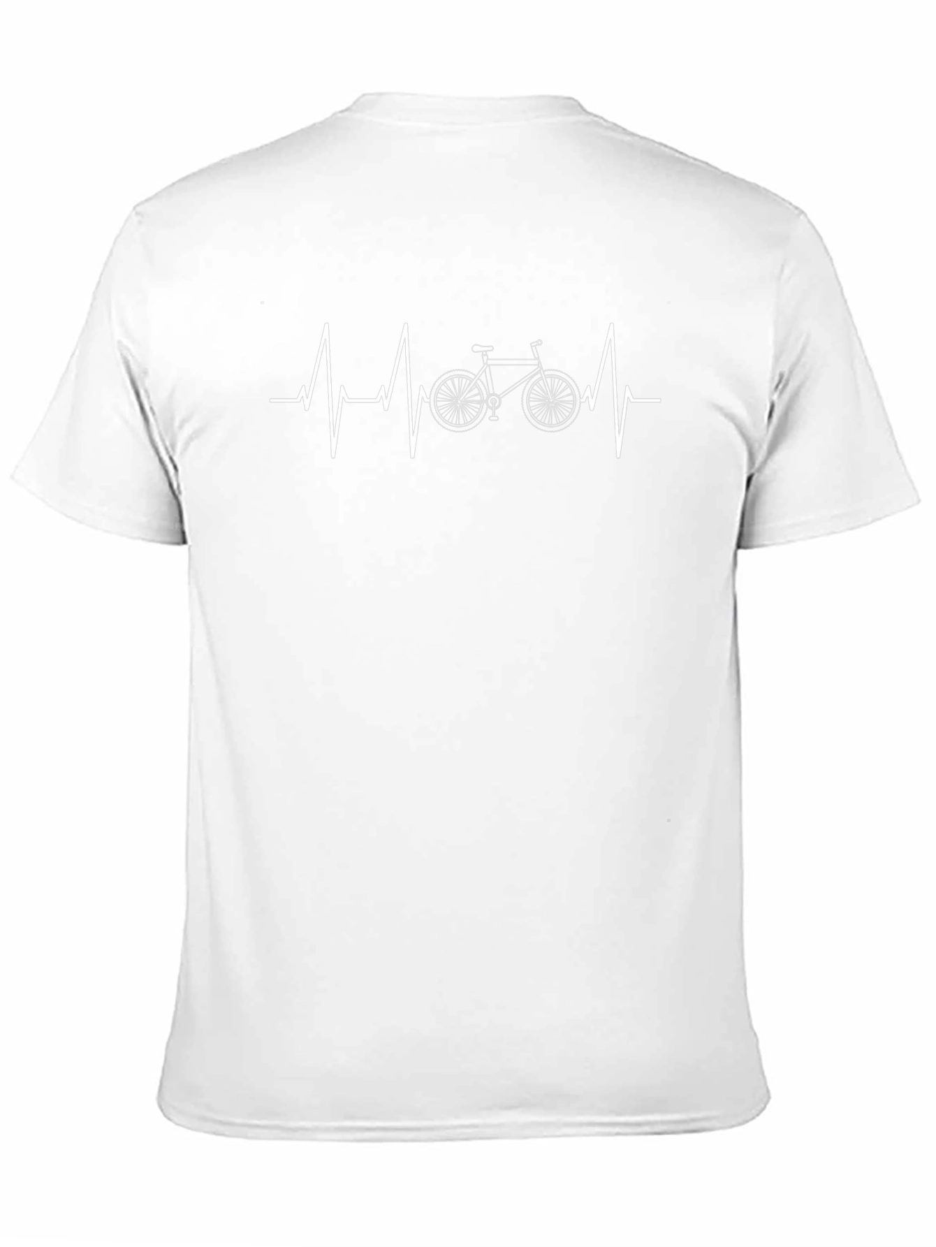 Bike Heartbeat Graphic Tee - Cycle Lovers T-Shirt