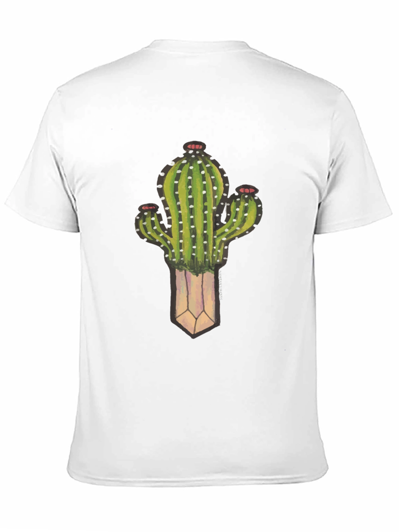 Cactus Plant Graphic Black T-Shirt