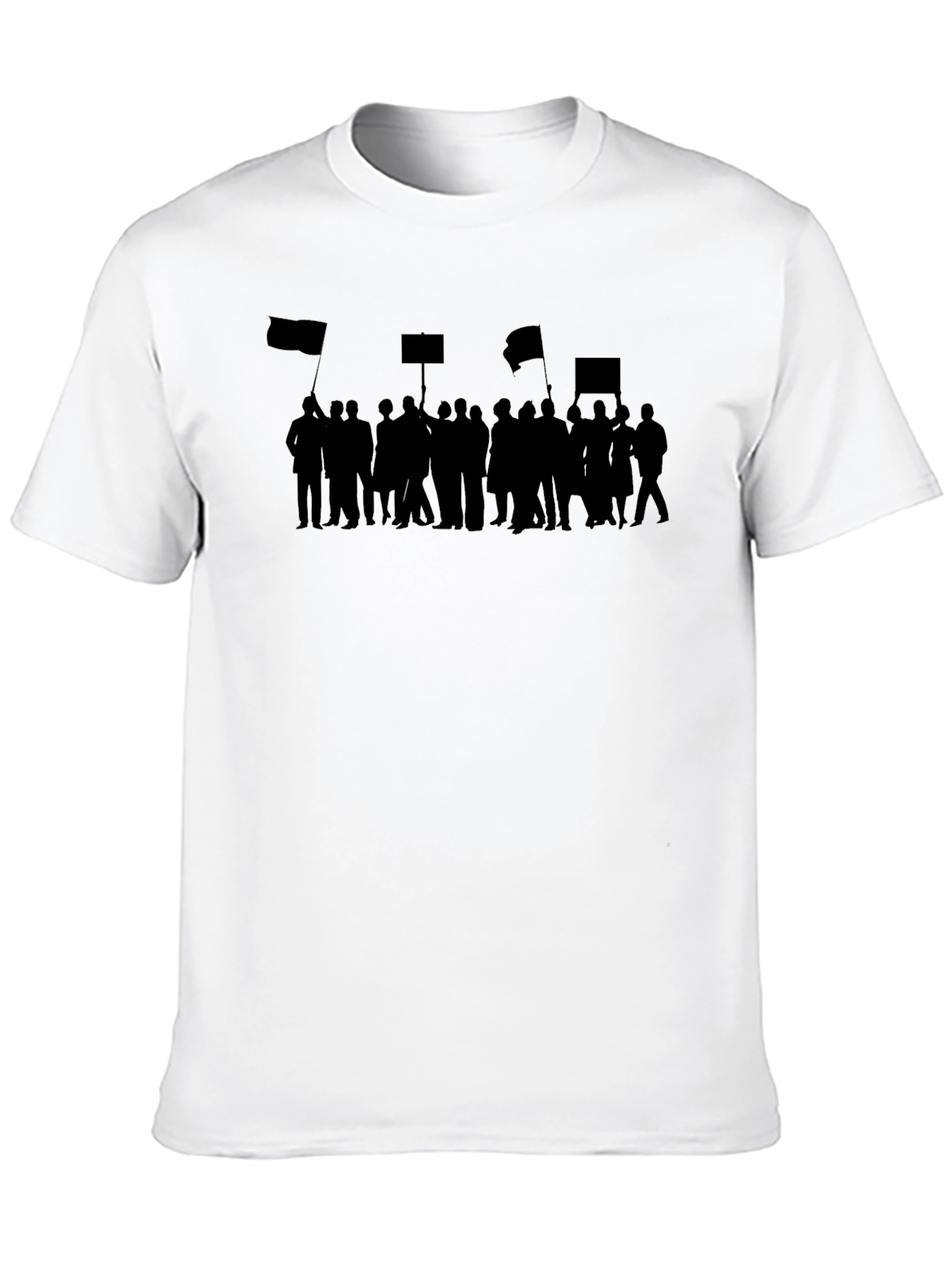 Protest Silhouette Graphic Tee - Black