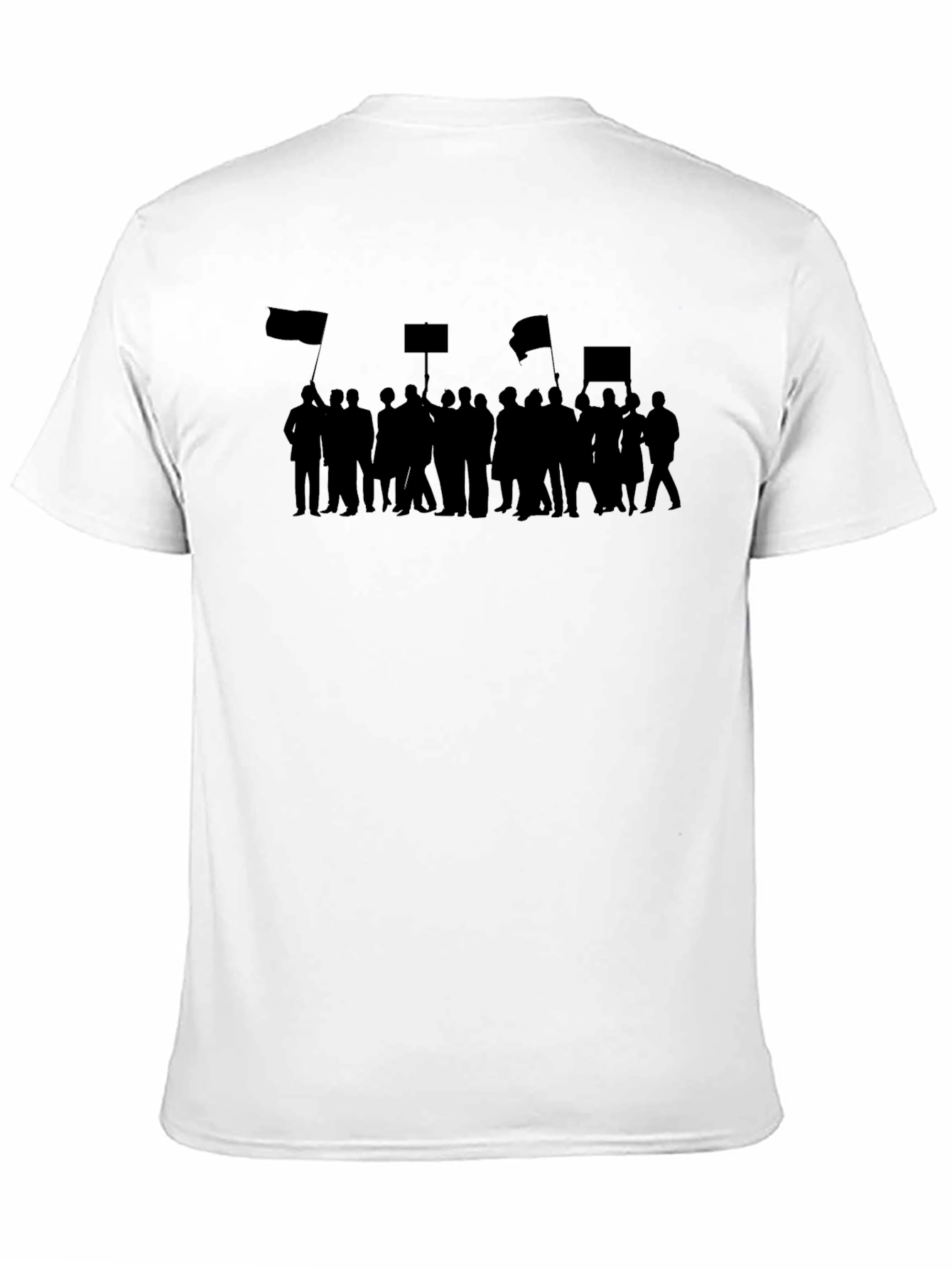 Protest Silhouette Graphic Tee - Black