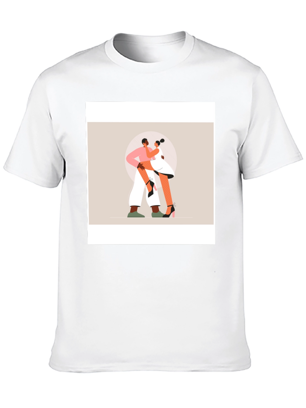 Romantic Dance Graphic Tee - Black