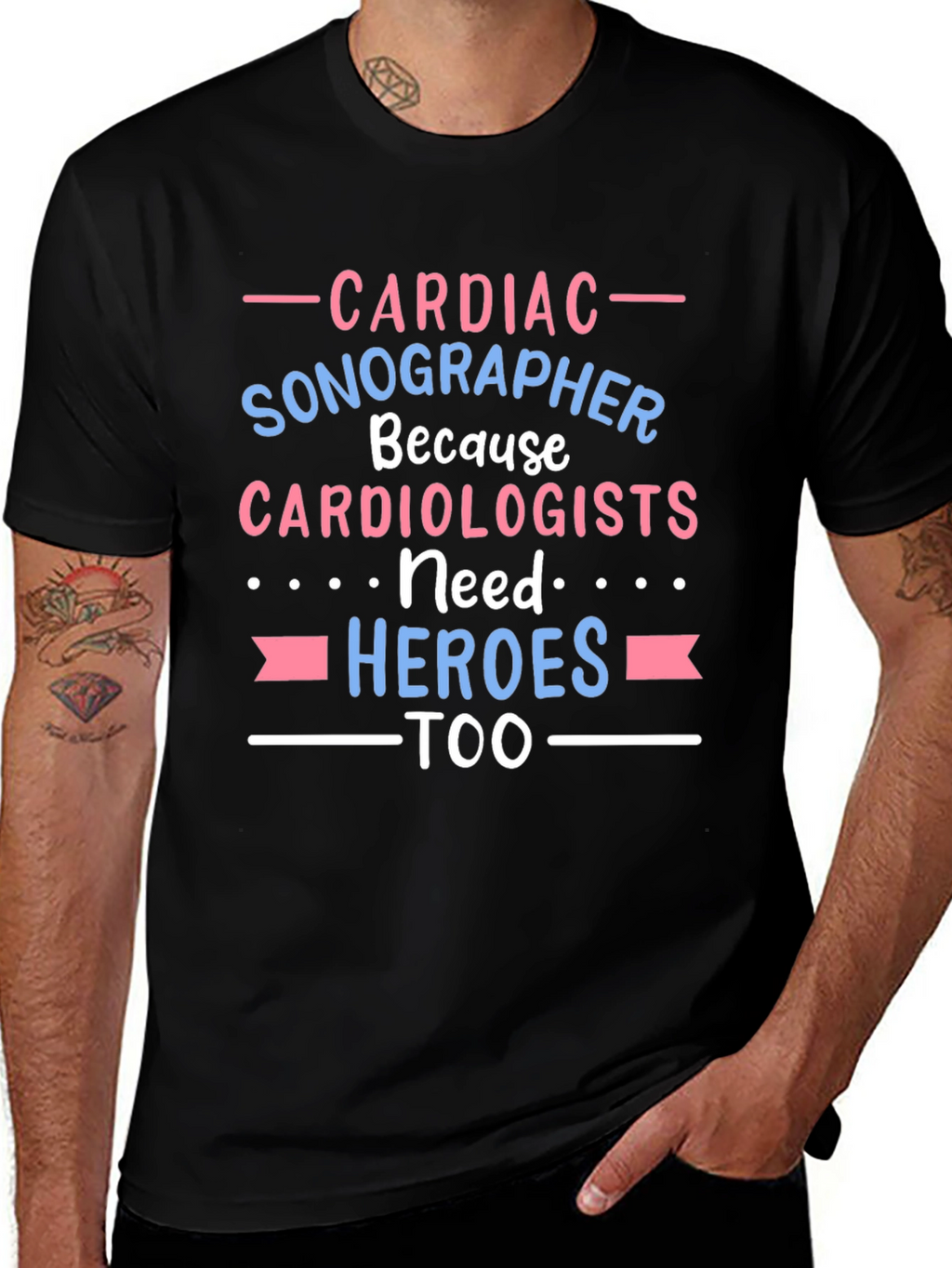 Cardiac Sonographer Hero Tee
