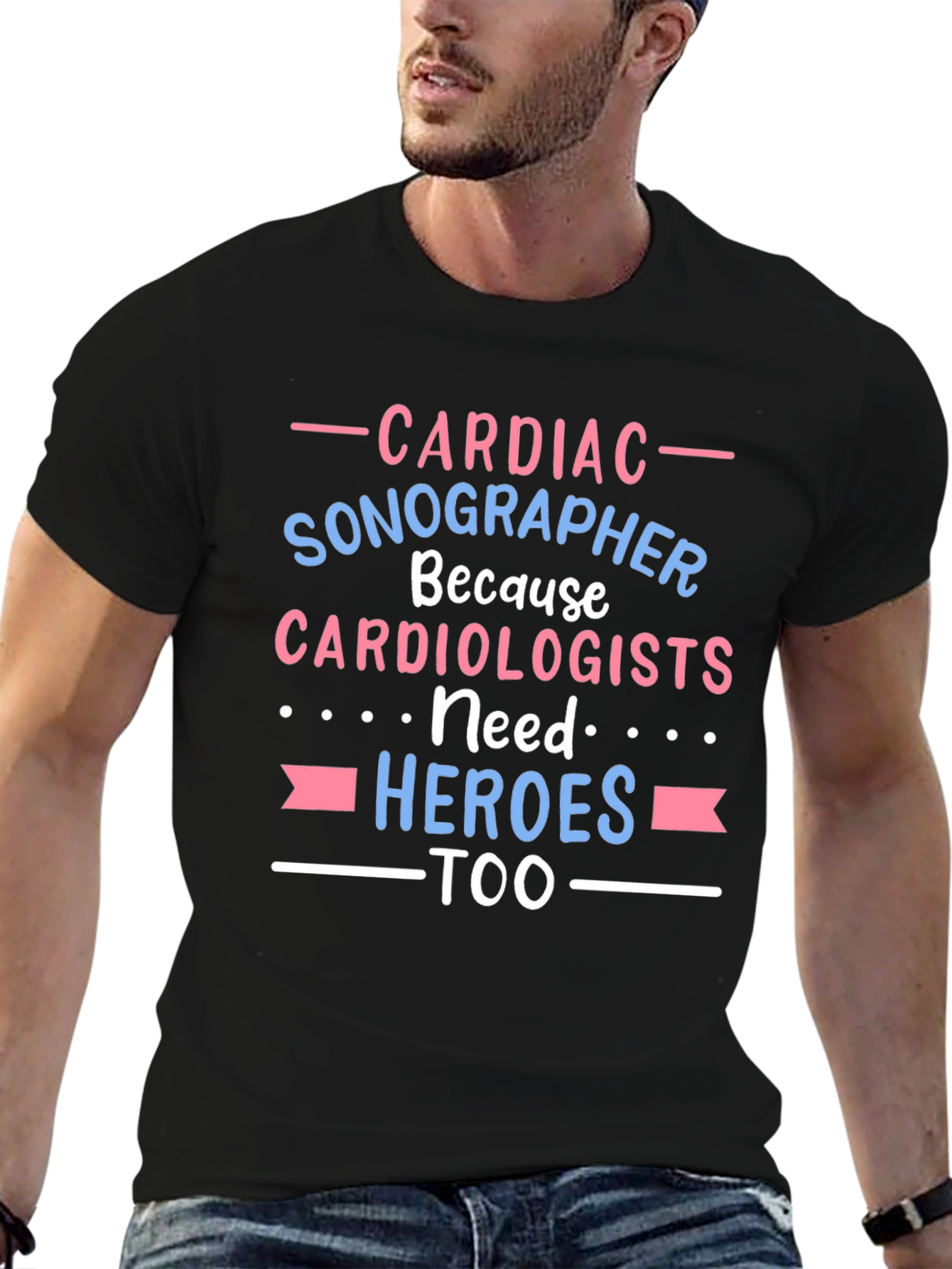 Cardiac Sonographer Hero Tee