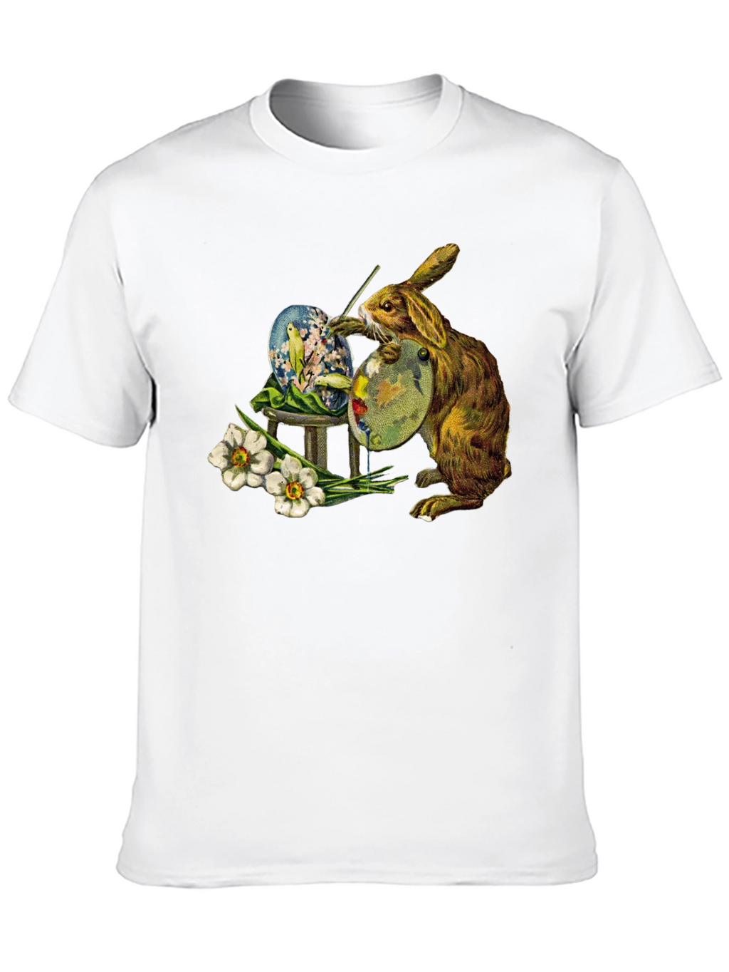 Easter Bunny Painting Egg T-Shirt