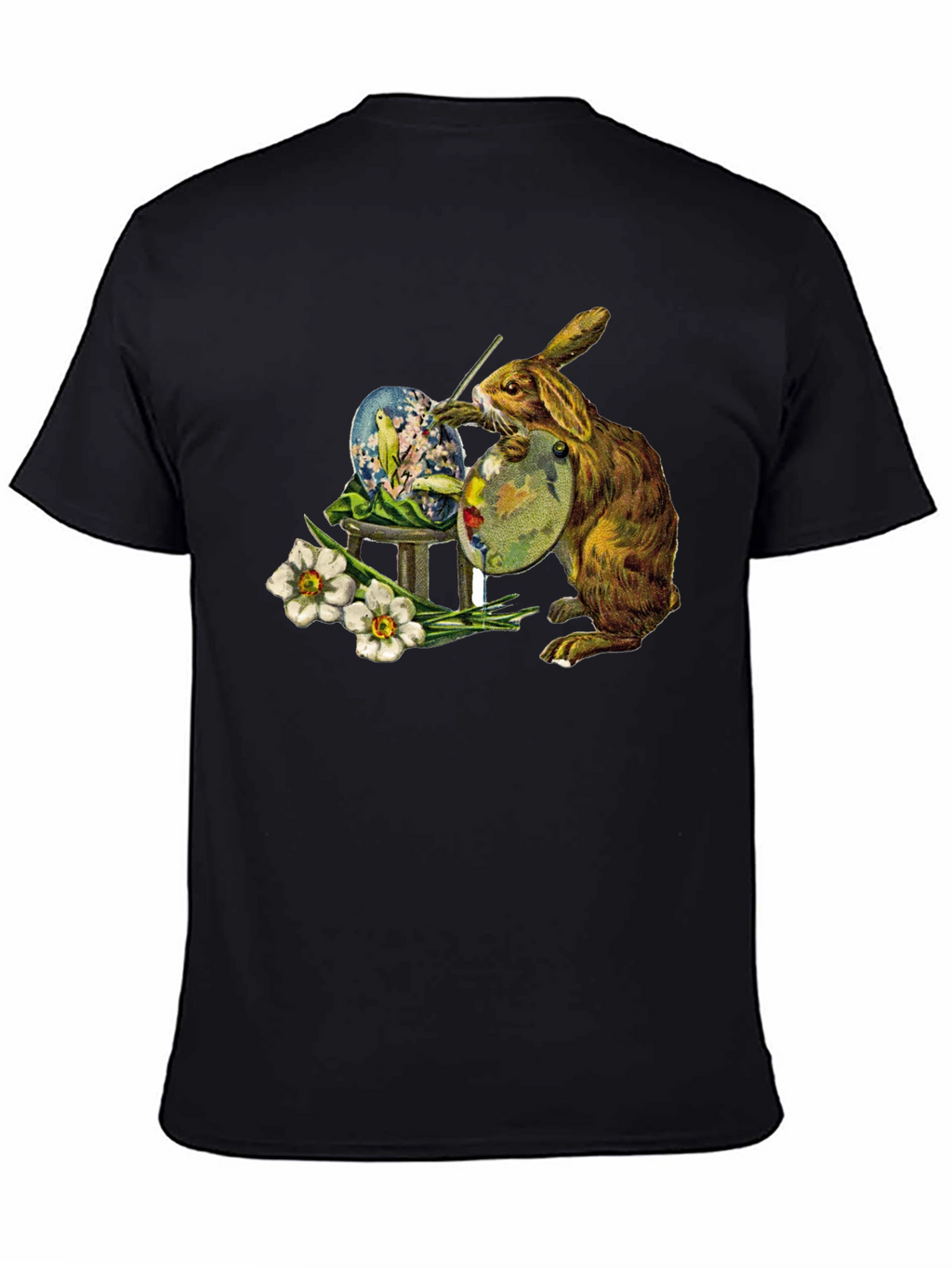 Easter Bunny Painting Egg T-Shirt