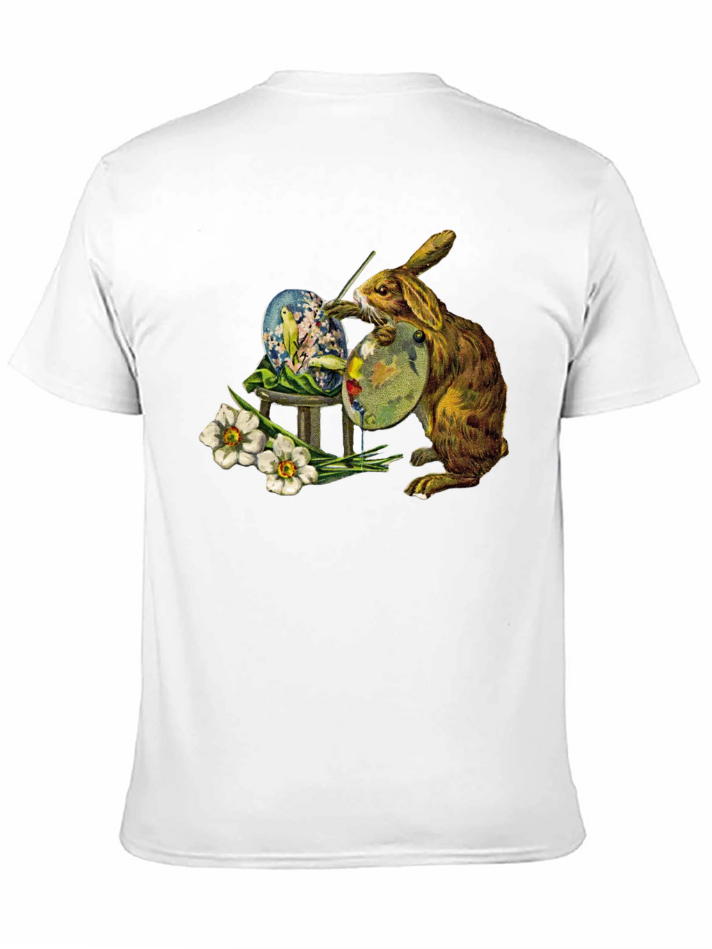 Easter Bunny Painting Egg T-Shirt