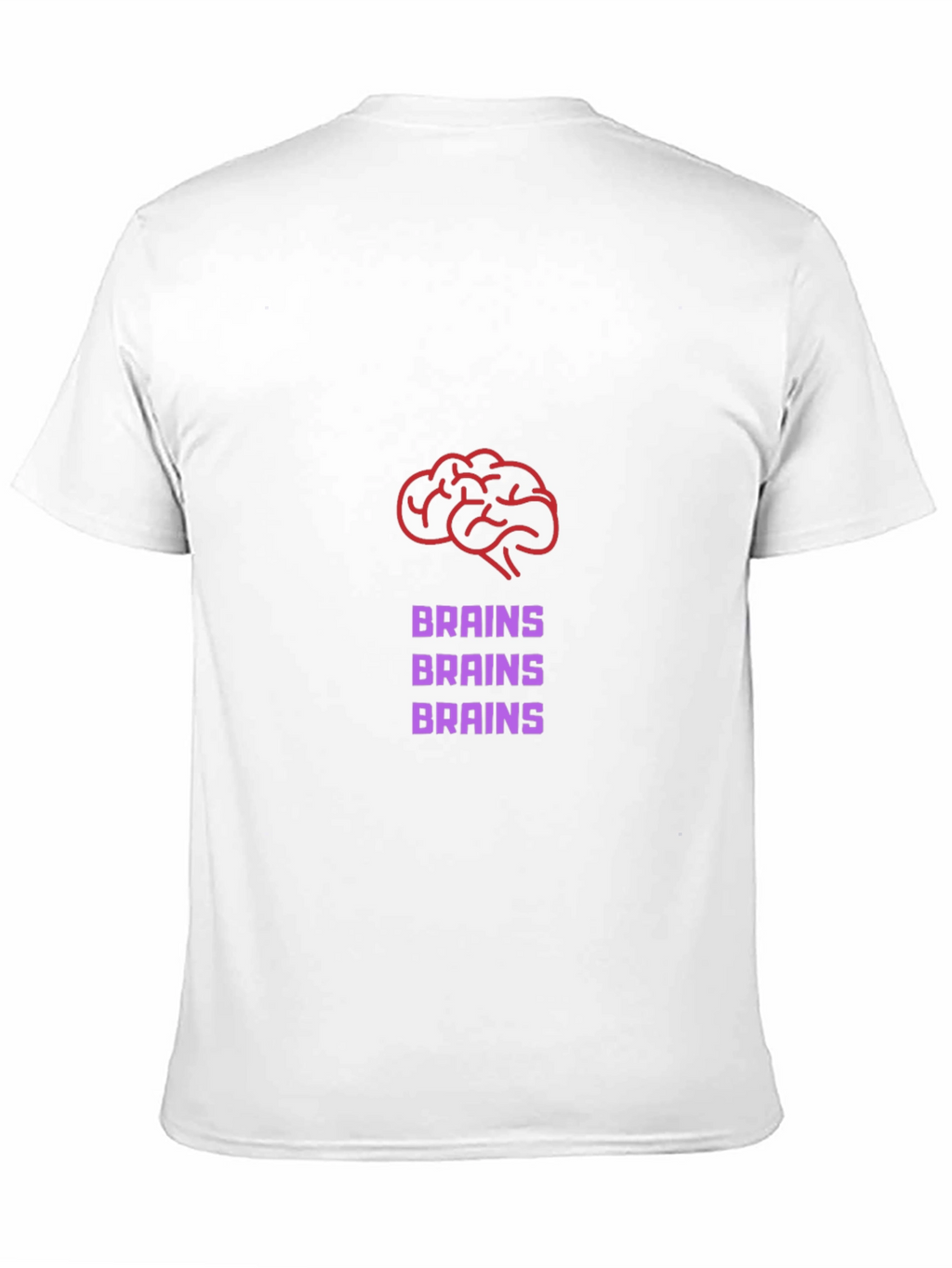 Brains Graphic Tee - Funny Zombie T-Shirt
