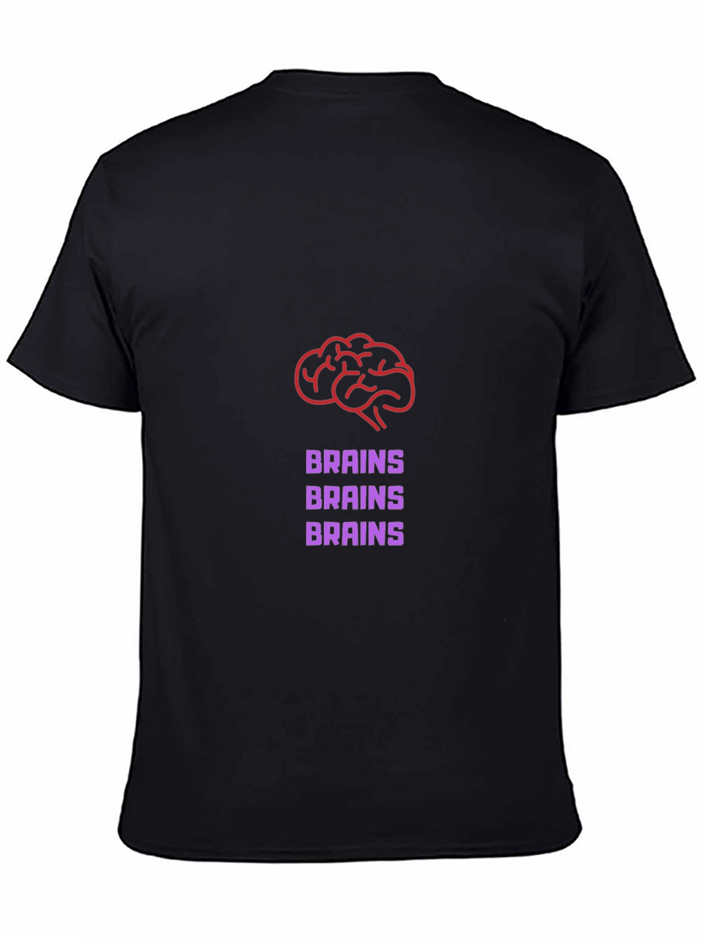 Brains Graphic Tee - Funny Zombie T-Shirt