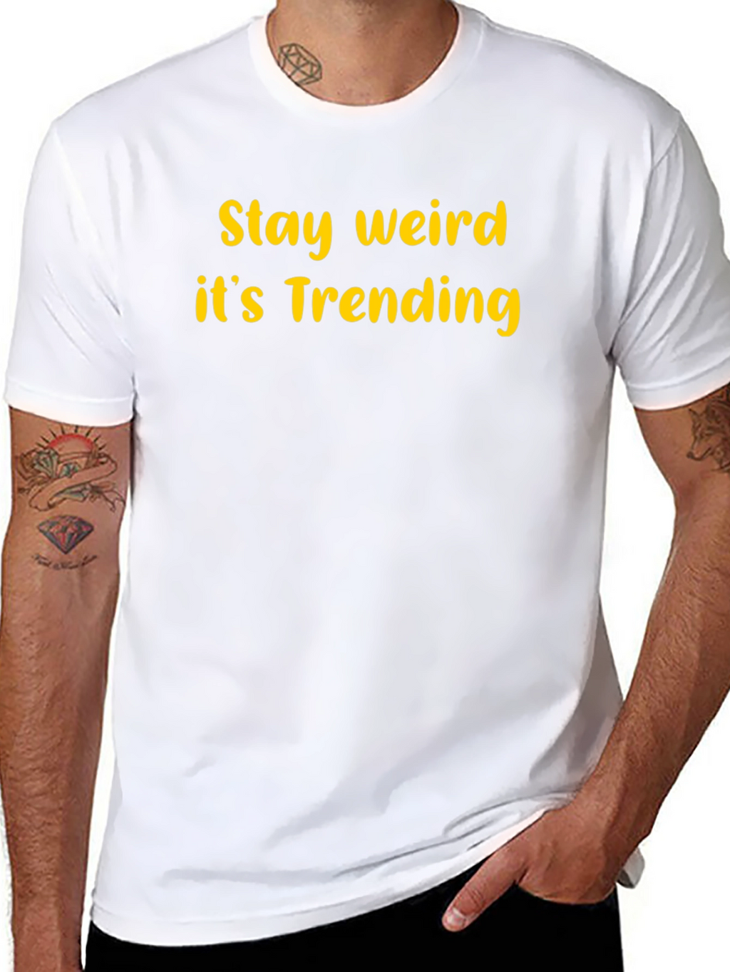 Stay Weird Trending Graphic T-Shirt