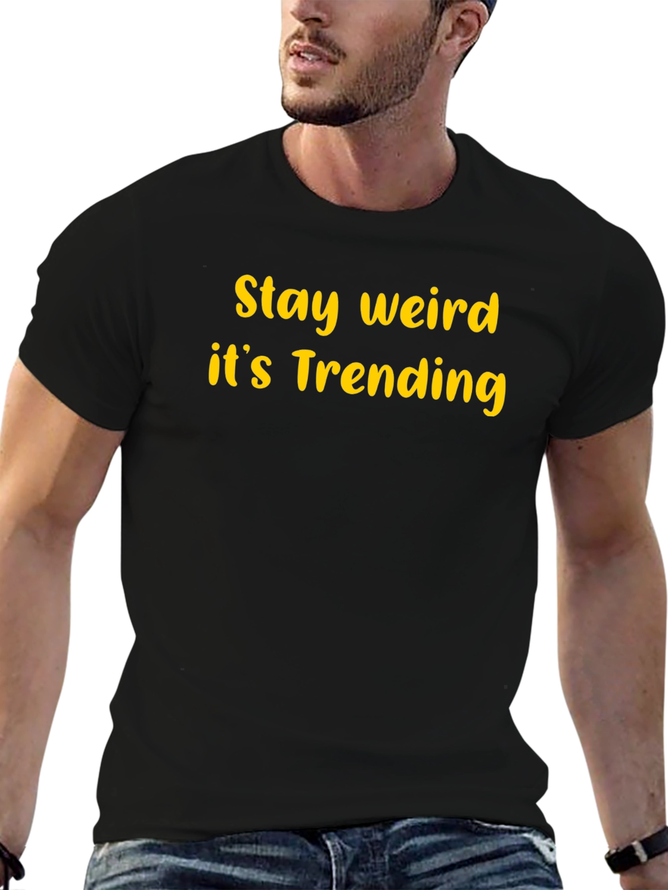 Stay Weird Trending Graphic T-Shirt