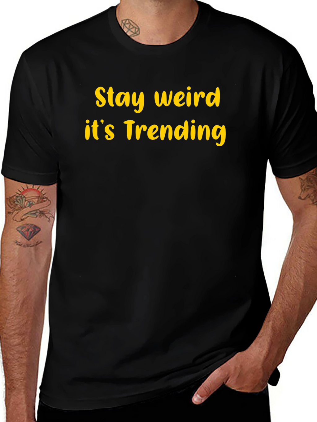 Stay Weird Trending Graphic T-Shirt