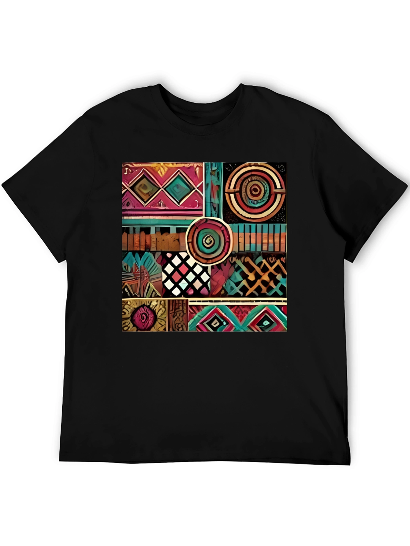 Abstract Pattern Graphic Print T-Shirt