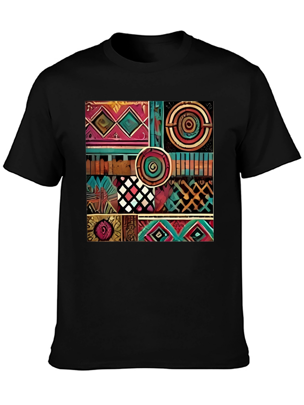 Abstract Pattern Graphic Print T-Shirt