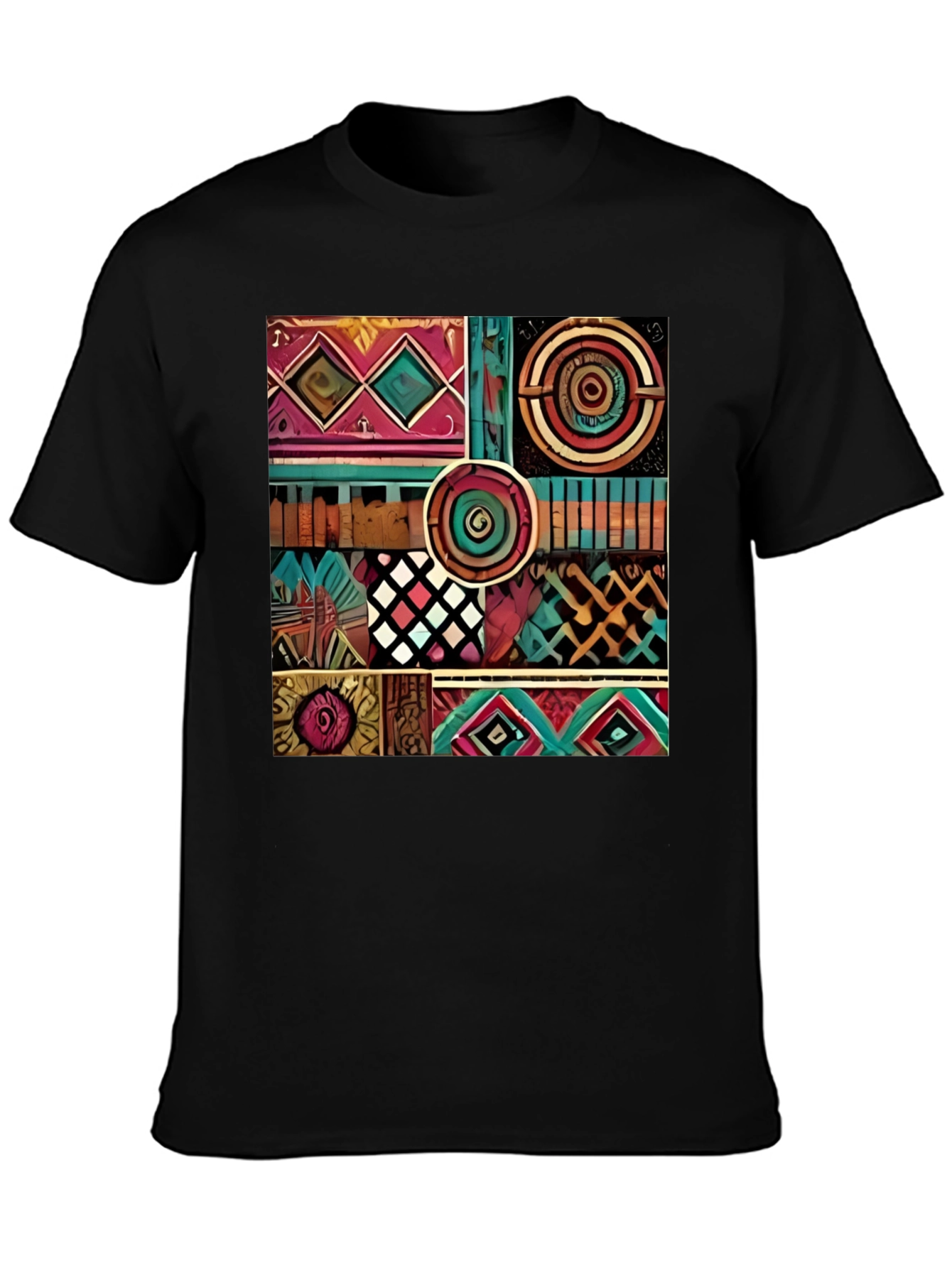 Abstract Pattern Graphic Print T-Shirt