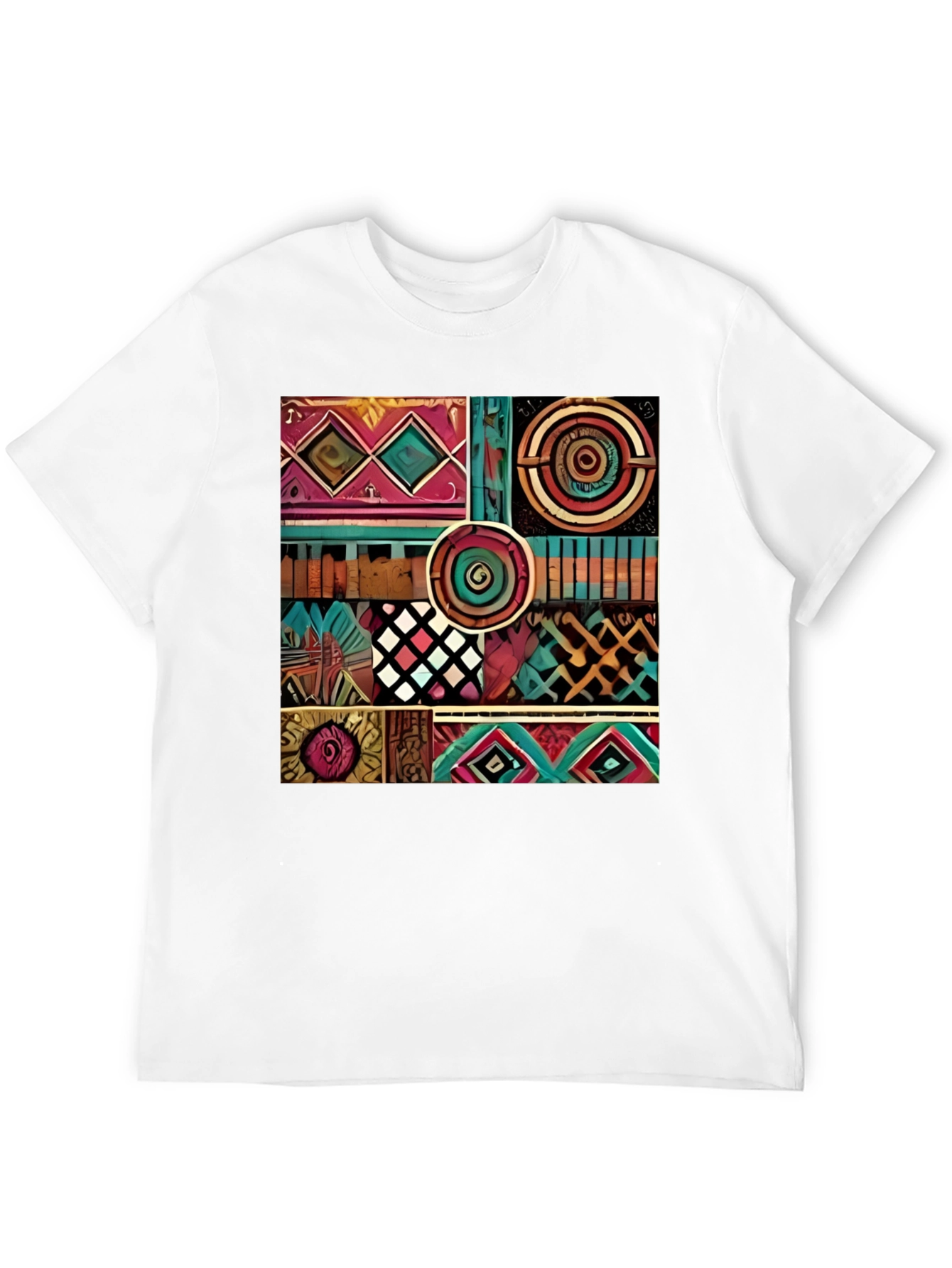 Abstract Pattern Graphic Print T-Shirt