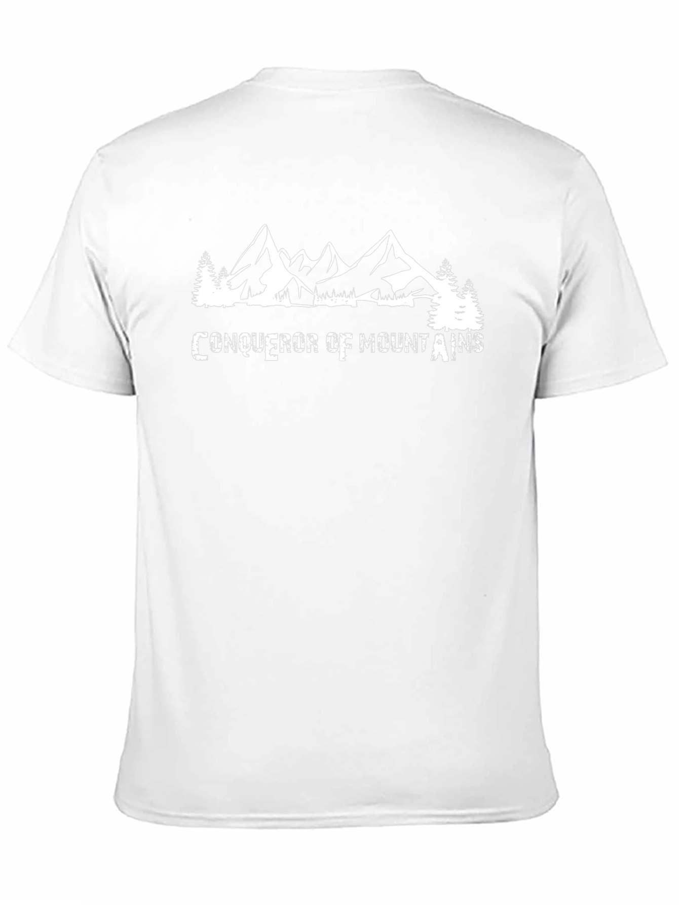 Conqueror of Mountains Black Graphic Tee