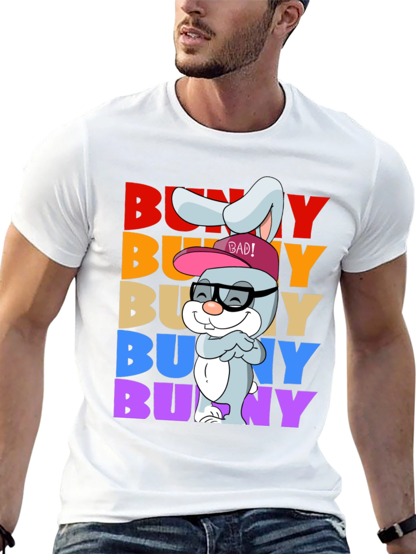 Cool Bunny Graphic Tee - Fun & Unique Design